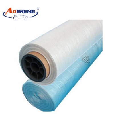 Blue Film 6mx100m car paint film 20ftx250ft auto paint masking film