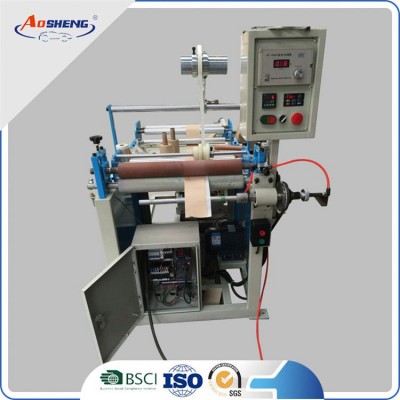 small size hdpe ldpe extruder split rolling film machine