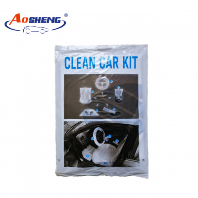 disposable car care set 5 in 1 kit